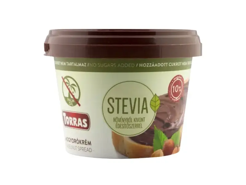 Torras Mogyorókrém hozáadott cukor nélkül, édesítőszerrel 200g