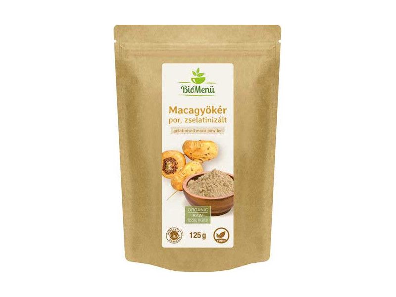 BioMenü BIO MACAGYÖKÉR por zselatinizált 125 g BioMenü BIO MACAGYÖKÉR por zselatinizált 125 g