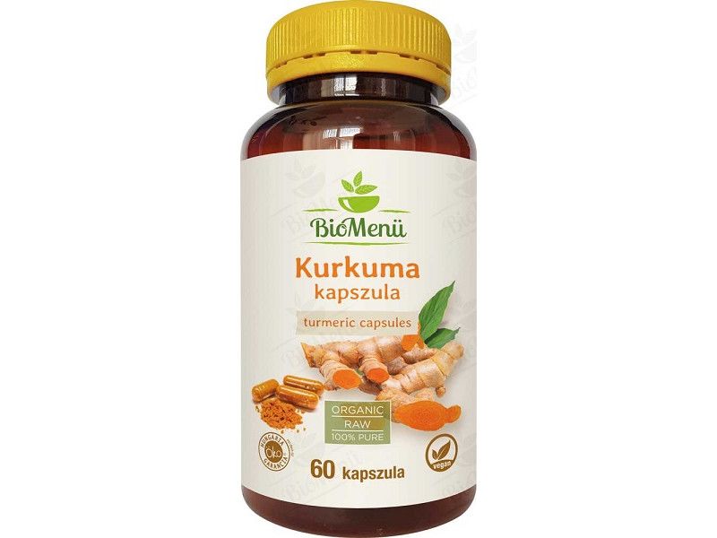BioMenü BIO KURKUMA kapszula 60 db BioMenü BIO KURKUMA kapszula 60 db