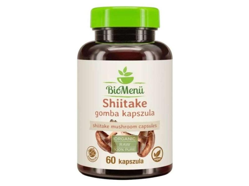 BioMenü BIO SHIITAKE gomba kapszula 60 db BioMenü BIO SHIITAKE gomba kapszula 60 db