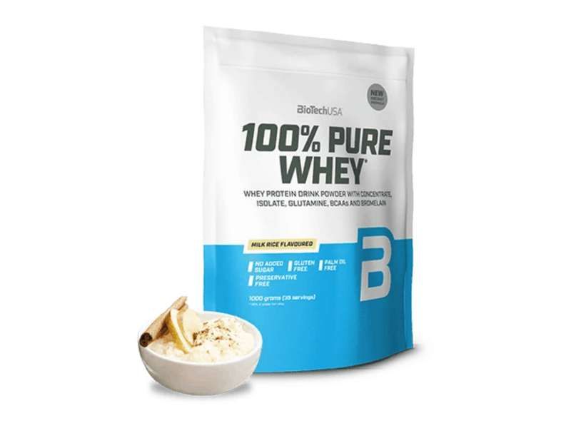 Biotech 100% Pure Whey protein tejberizs 400g Biotech 100% Pure Whey protein tejberizs 400g