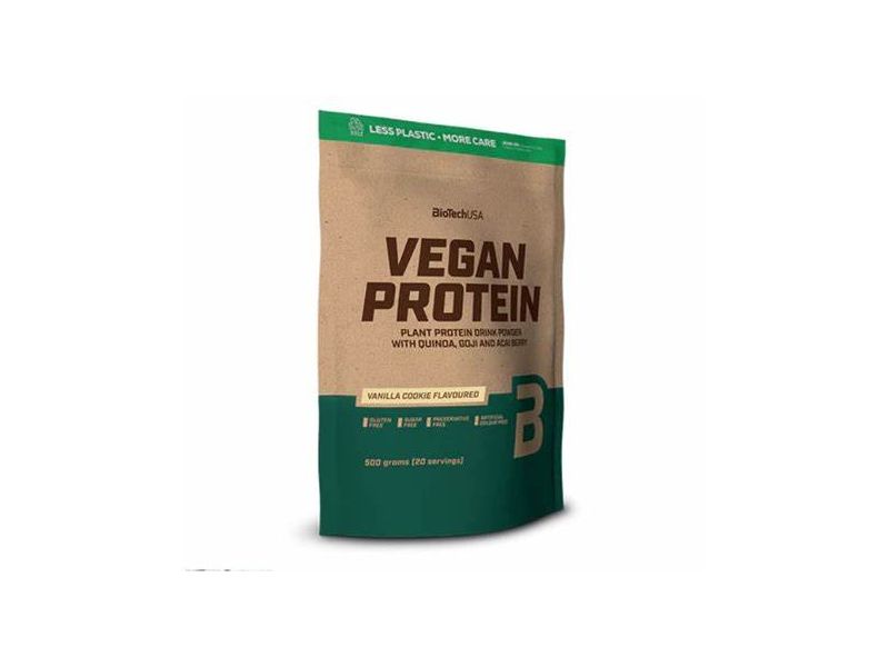 Biotech Vegan Protein 500g vaníliás sütemény Biotech Vegan Protein 500g vaníliás sütemény