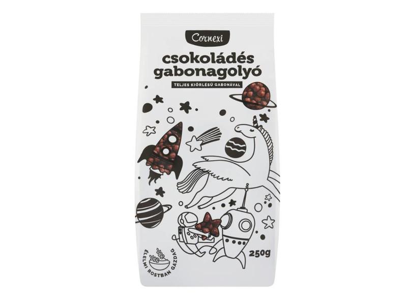 Cornexi csokoládés gabonagolyó teljes kiőrlésű gabonával 250 g Cornexi csokoládés gabonagolyó teljes kiőrlésű gabonával 250 g