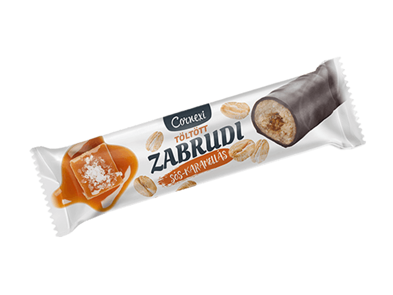 Cornexi zabrudi sós karamellás töltelékkel töltött zabrúd kakaós bevonattal 30 g