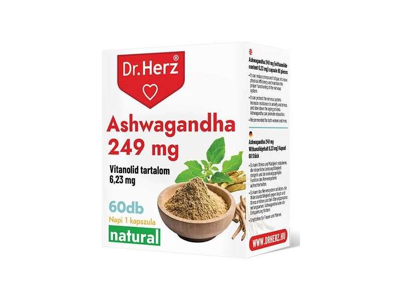 Dr. Herz Ashwagandha 249 mg 60 db kapszula Dr. Herz Ashwagandha 249 mg 60 db kapszula