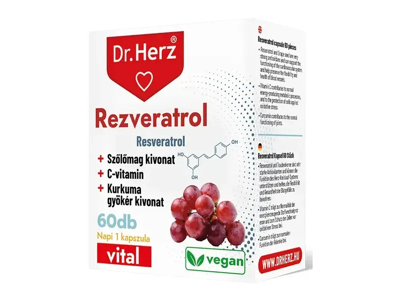 Dr. Herz Rezveratrol 60 db Dr. Herz Rezveratrol 60 db