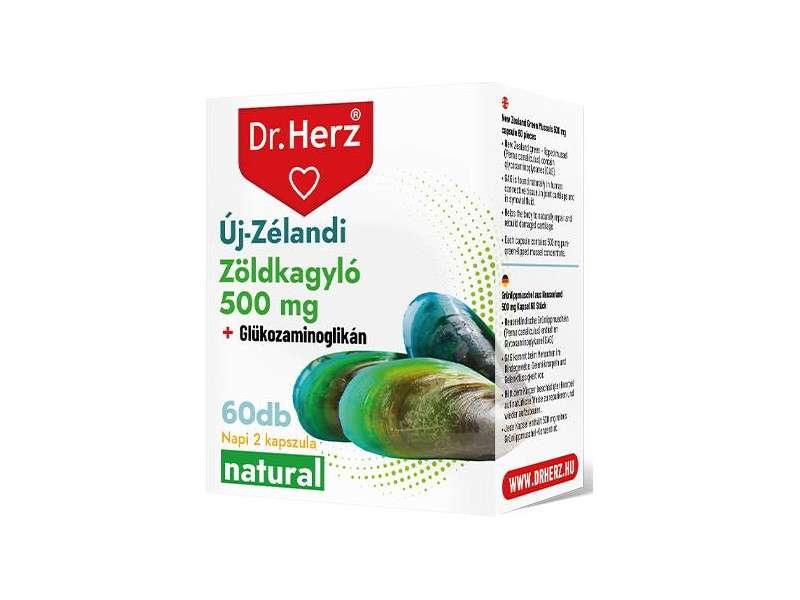 Dr. Herz Zöldkagyló kivonat 500mg 60db Dr. Herz Zöldkagyló kivonat 500mg 60db