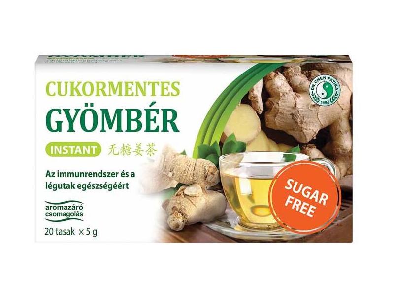Dr. Chen Gyömbér Cukormentes Instant Tea 20x5 g Dr. Chen Gyömbér Cukormentes Instant Tea 20x5 g