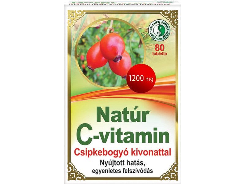 Dr. Chen C-1200mg csipkebogyóval 80db Dr. Chen C-1200mg csipkebogyóval 80db