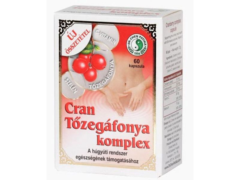 Dr. Chen Cranberry Tőzegáfonya komplex + c-vitamin kapszula 60 db