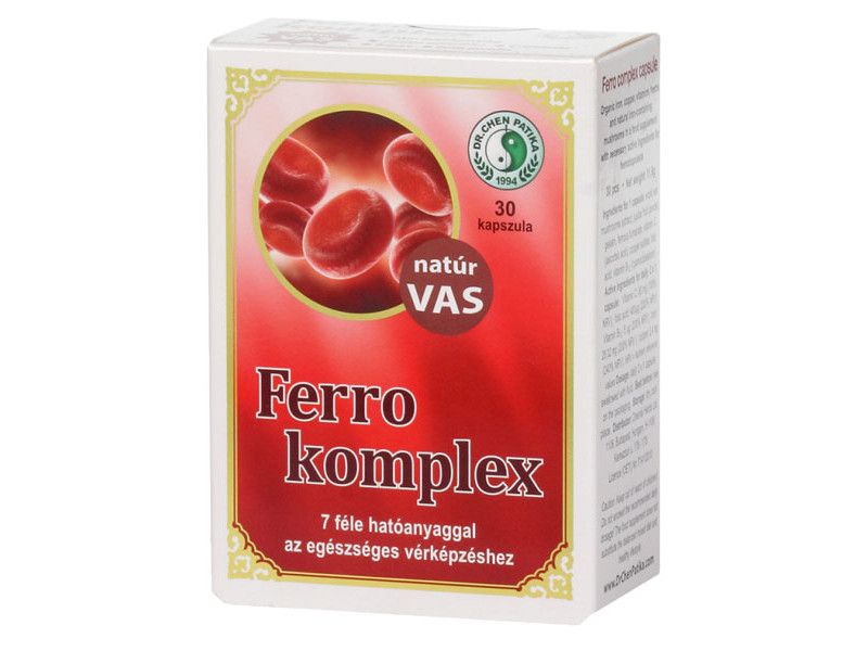 Dr. Chen Ferro komplex kapszula 30db Dr. Chen Ferro komplex kapszula 30db