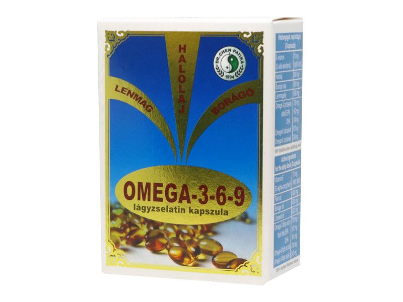 Dr. Chen Omega 3-6-9 lágyzselatin kapszula 30db