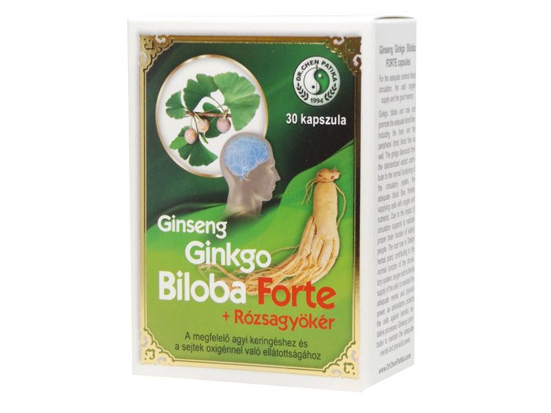 Dr. Chen ginzeng+ginkgo forte + rózsagyökér 30db