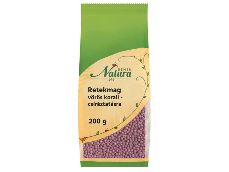 Natura Retekmag-vörös-korall csíráztatásra 200g Natura Retekmag-vörös-korall csíráztatásra 200g