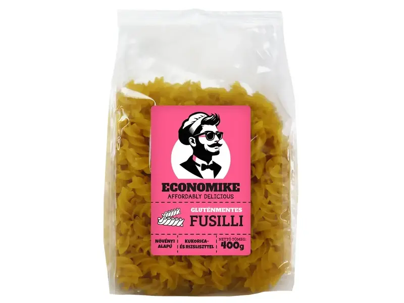 Economike Gluténmentes kukorica-rizs tészta orsó 400 g Economike Gluténmentes kukorica-rizs tészta orsó 400 g
