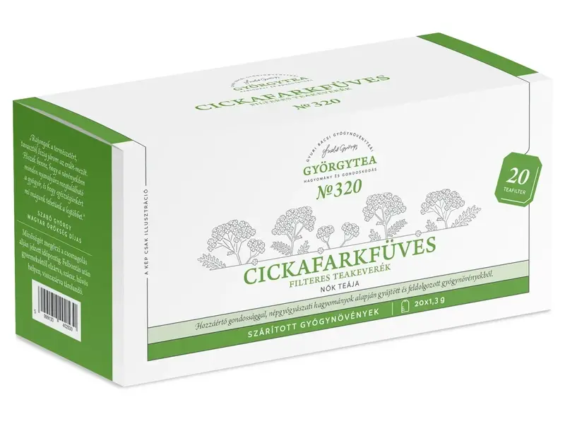 Györgytea Cickafarkfüves Filteres Teakeverék 20x1,3 g
