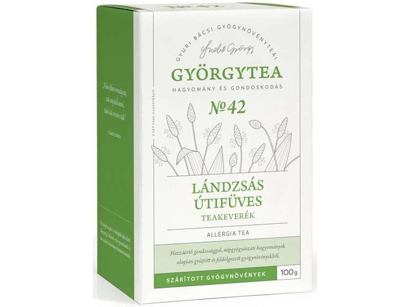 Györgytea Lándzsás Útifüves Teakeverék 100 g Györgytea Lándzsás Útifüves Teakeverék 100 g