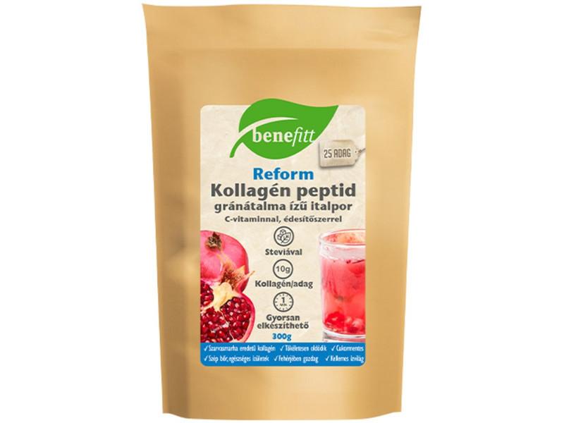 BENEFITT Reform Kollagén italpor, gránátalma ízű 300g