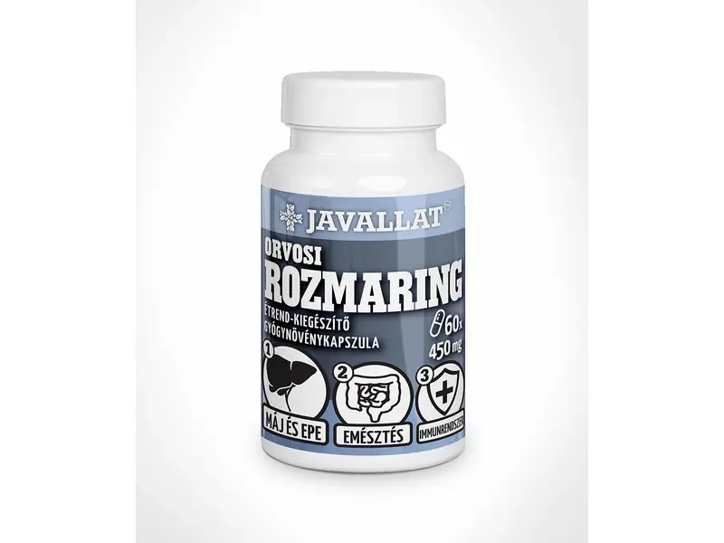 Javallat orvosi rozmaring kapszula 60 db Javallat orvosi rozmaring kapszula 60 db