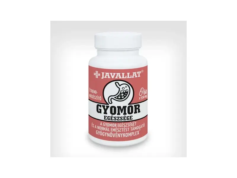 Javallat gyomor egészsége kapszula 60 db Javallat gyomor egészsége kapszula 60 db