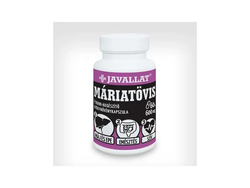 Javallat máriatövis kapszula 60 db Javallat máriatövis kapszula 60 db