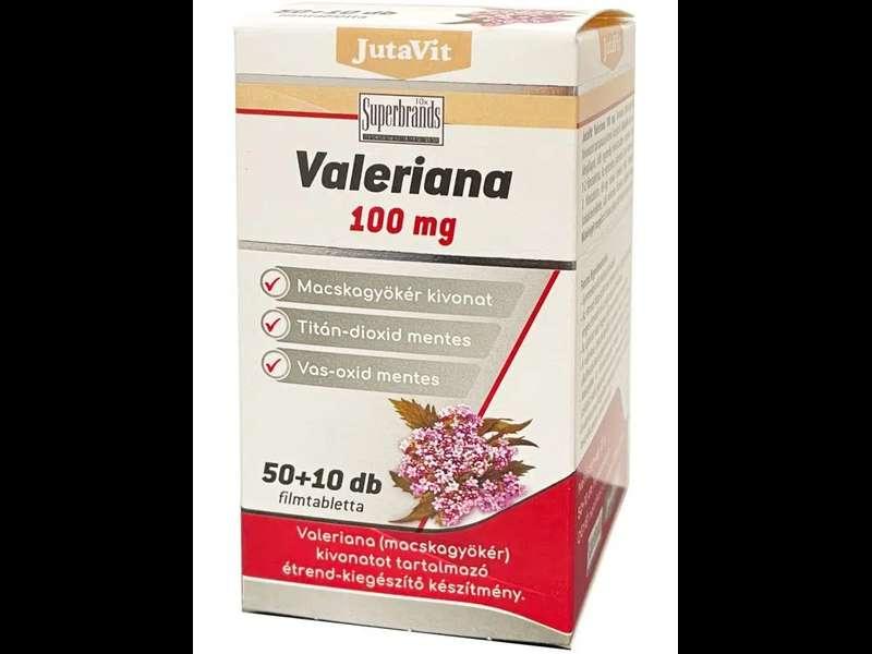 JutaVit Valeriana 100mg tabletta 50+10 db JutaVit Valeriana 100mg tabletta 50+10 db