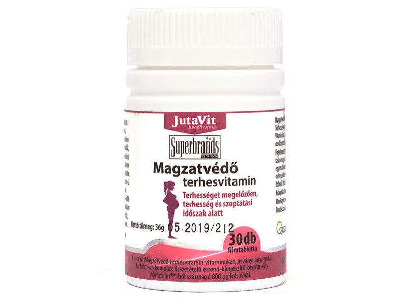 Jutavit Magzatvédő terhesvitamin 30db Jutavit Magzatvédő terhesvitamin 30db