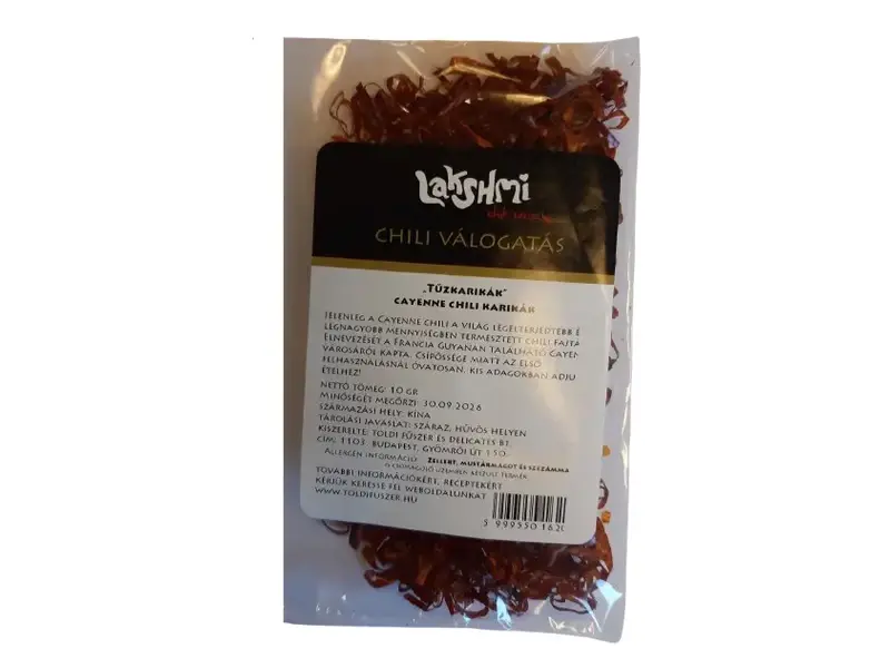 Lakshmy chili "Tűzkarikák" 10g Lakshmy chili "Tűzkarikák" 10g