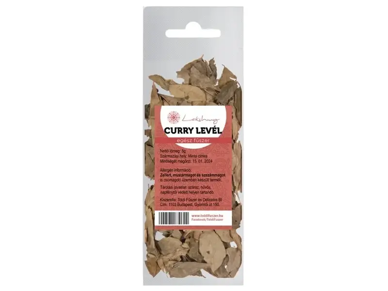 Lakshmy curry levél egész 5g Lakshmy curry levél egész 5g