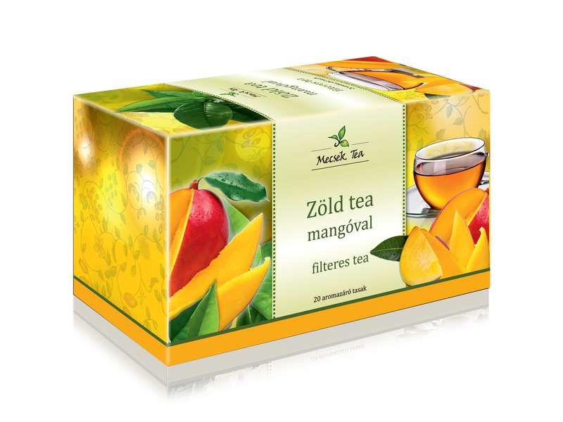 Mecsek Zöld tea mangóval 20 x 2g Mecsek Zöld tea mangóval 20 x 2g