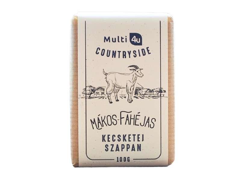 Multi 4U Countryside Mákos-Fahéjas kecsketej szappan 100g Multi 4U Countryside Mákos-Fahéjas kecsketej szappan 100g