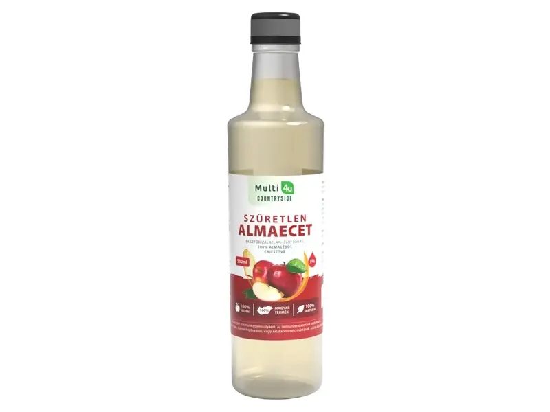 Multi 4u Countryside Szűretlen almaecet 500ml Multi 4u Countryside Szűretlen almaecet 500ml