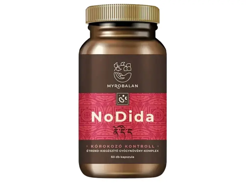 Myrobalan NoDida Candida, gombák és élősködők elleni gyógynövény-komplex 60db Myrobalan NoDida Candida, gombák és élősködők elleni gyógynövény-komplex 60db