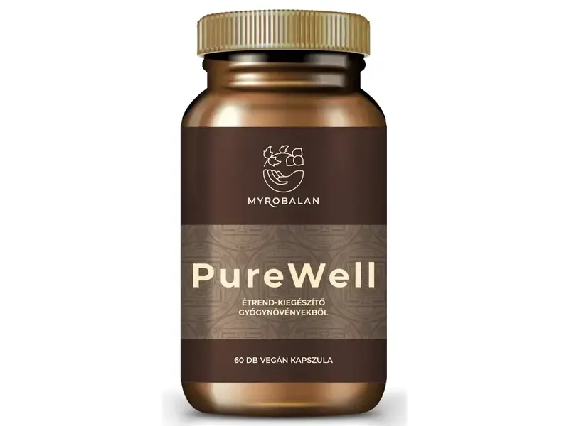 Myrobalan PureWell béltisztító gyógynövény-komplex 60db Myrobalan PureWell béltisztító gyógynövény-komplex 60db