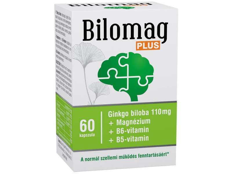 Bilomag PLUS 110 mg Ginkgo biloba 60db kapszula Bilomag PLUS 110 mg Ginkgo biloba 60db kapszula