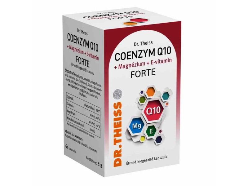 Dr. Theiss Coenzym Q10 + Mg + E-vitamin Forte 60 db Dr. Theiss Coenzym Q10 + Mg + E-vitamin Forte 60 db