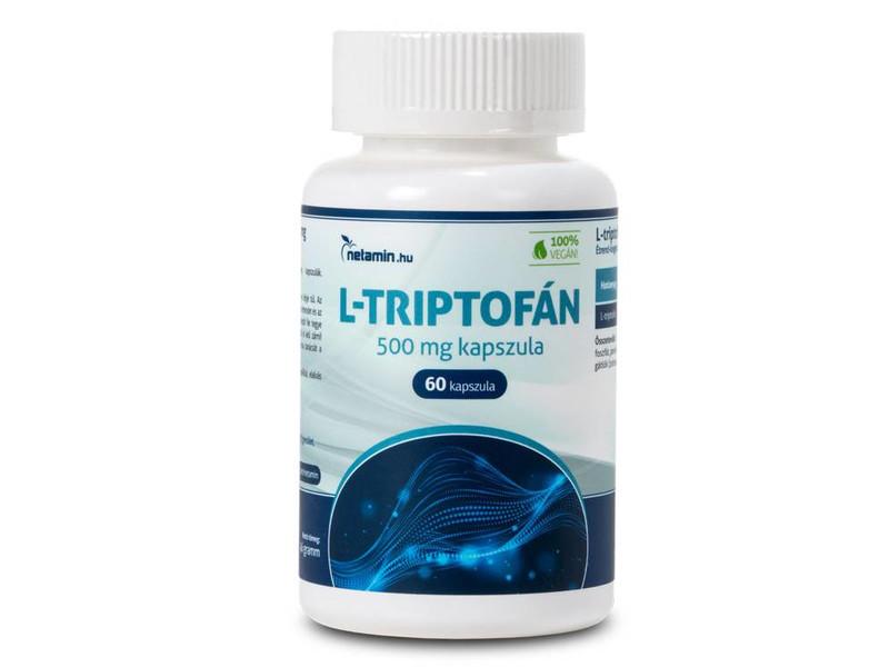 Netamin L-triptofán kapszula 500 mg 60db Netamin L-triptofán kapszula 500 mg 60db