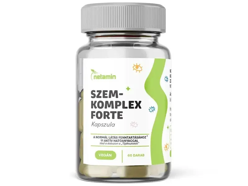 Netamin SZEMKOMPLEX FORTE kapszula 60db Netamin SZEMKOMPLEX FORTE kapszula 60db
