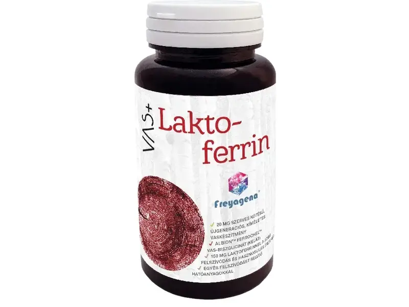 Freyagena Vas+Laktoferrin kapszula 60 db Freyagena Vas+Laktoferrin kapszula 60 db