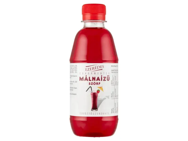 Ezerédes málna szörp cukormentes 330 ml