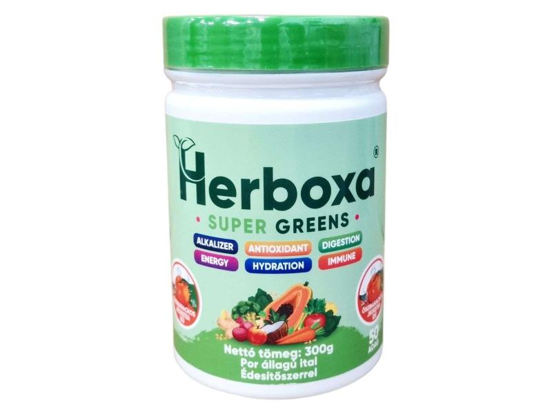 Herboxa Super Greens őszibarackos jegestea 300g Herboxa Super Greens őszibarackos jegestea 300g