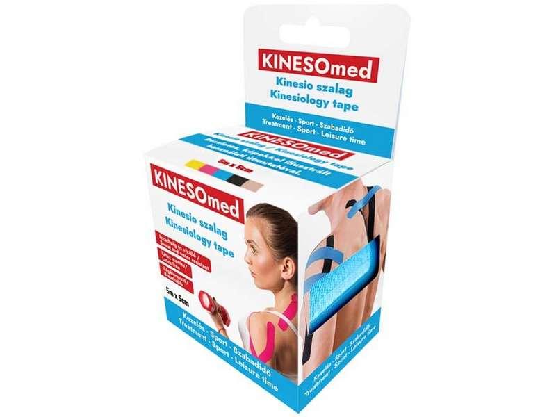 KINESOMED Kinesio szalag 5 m x 5 cm kék KINESOMED Kinesio szalag 5 m x 5 cm kék