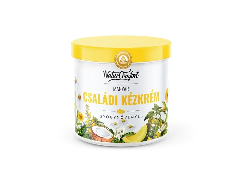 Naturcomfort Magyar Családi kézkrém citromfű olajjal 250ml Naturcomfort Magyar Családi kézkrém citromfű olajjal 250ml
