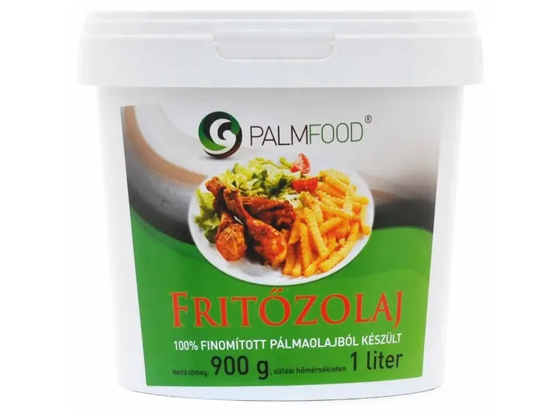 Palmfood Fritőzolaj műanyag vödörben 1L Palmfood Fritőzolaj műanyag vödörben 1L