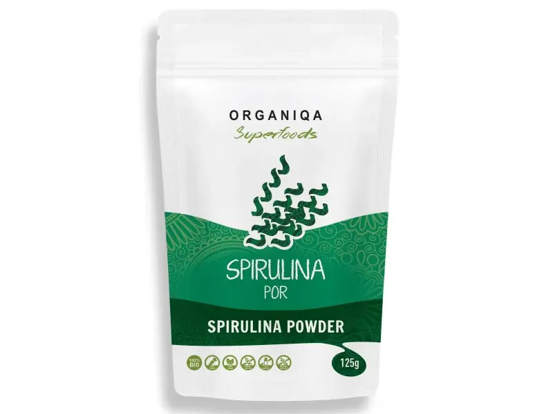 Organiqa bio spirulina por 100% nyers 125 g Organiqa bio spirulina por 100% nyers 125 g