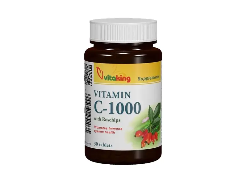 Vitaking C-1000 mg vitamin csipkebogyóval 30 db Vitaking C-1000 mg vitamin csipkebogyóval 30 db