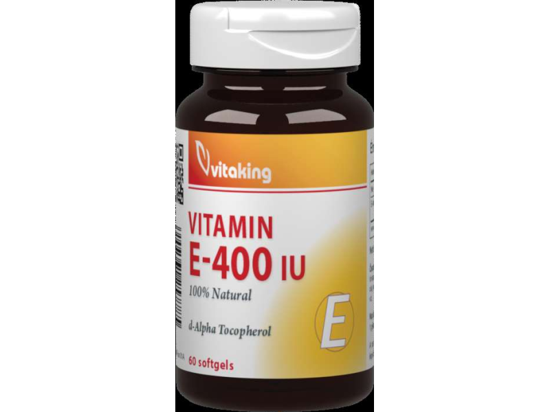 Vitaking E-vitamin 400 IU természetes 60 db Vitaking E-vitamin 400 IU természetes 60 db