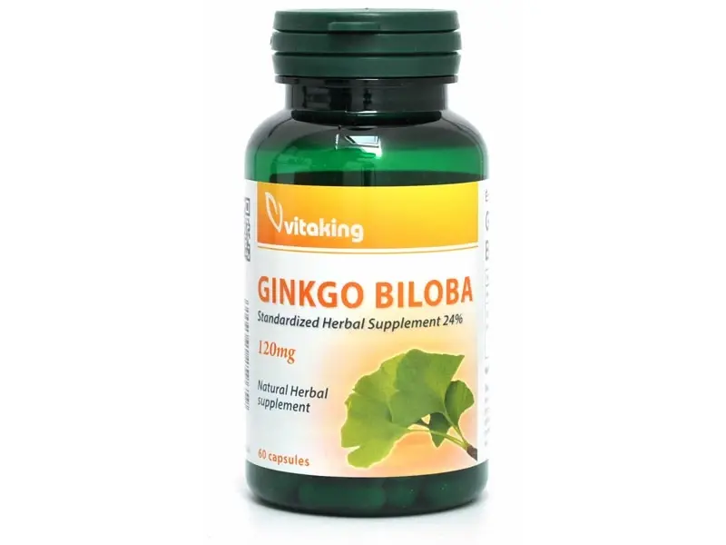 Vitaking Ginkgo Biloba 120 mg kapszula 60 db Vitaking Ginkgo Biloba 120 mg kapszula 60 db