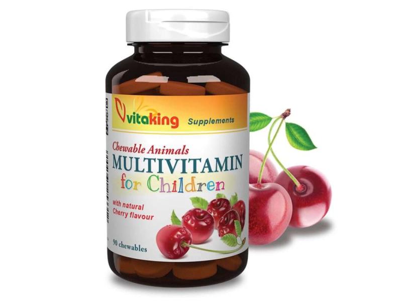 Vitaking Gyerek multivitamin rágótabletta 90 db Vitaking Gyerek multivitamin rágótabletta 90 db