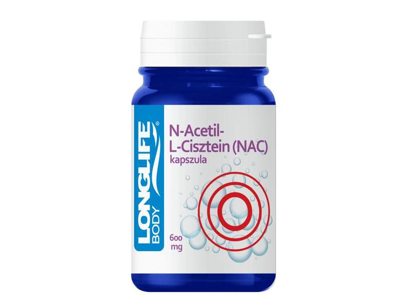 LongLife Acetil-L-Cisztein 60 db LongLife Acetil-L-Cisztein 60 db